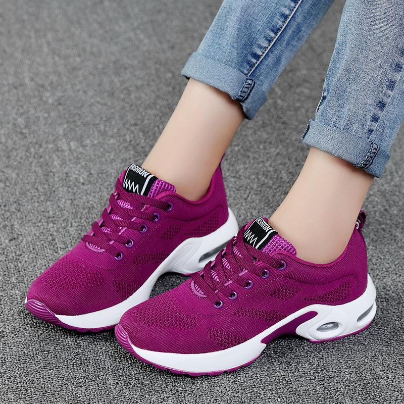 Fashion Womens Air Cushion Soft Bottom Running Shoes