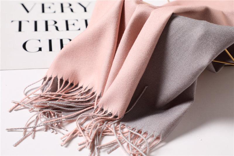 Solid Soft Cashmere Lightweight Scarf