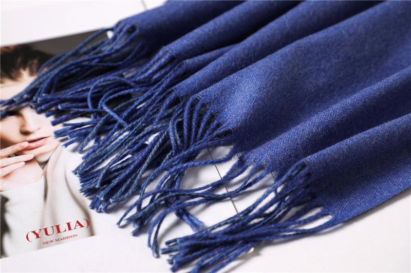 Solid Soft Cashmere Lightweight Scarf