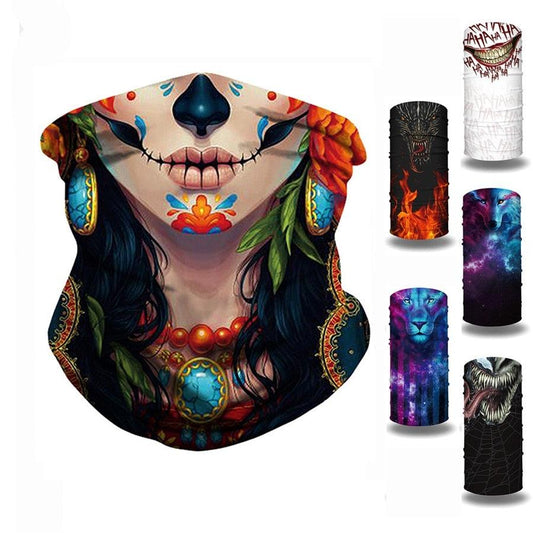 Seamless Breathable Outdoor Scarves