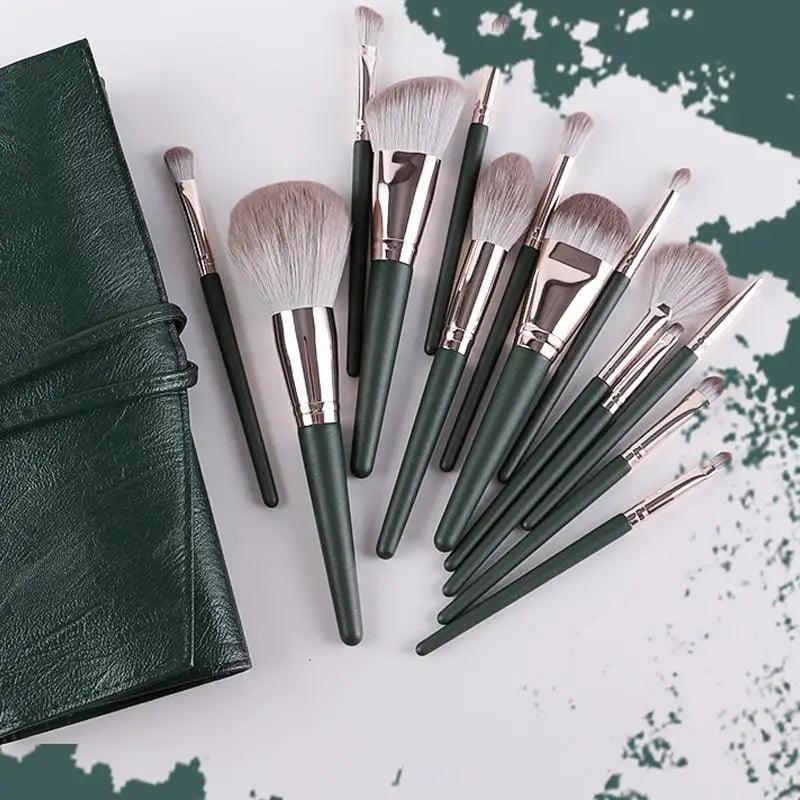 Super Quality 14Pcs Makeup Brushes Set Cosmetic Make Up Brush Tool Kit