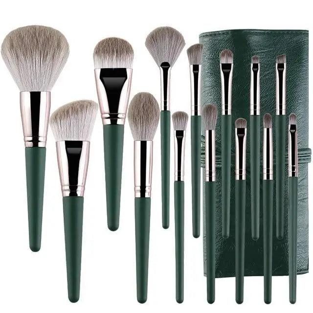 Super Quality 14Pcs Makeup Brushes Set Cosmetic Make Up Brush Tool Kit