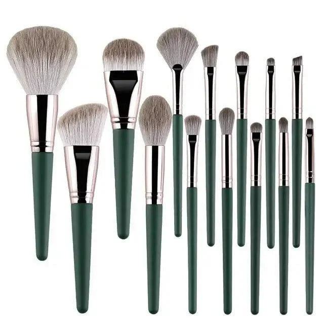 Super Quality 14Pcs Makeup Brushes Set Cosmetic Make Up Brush Tool Kit