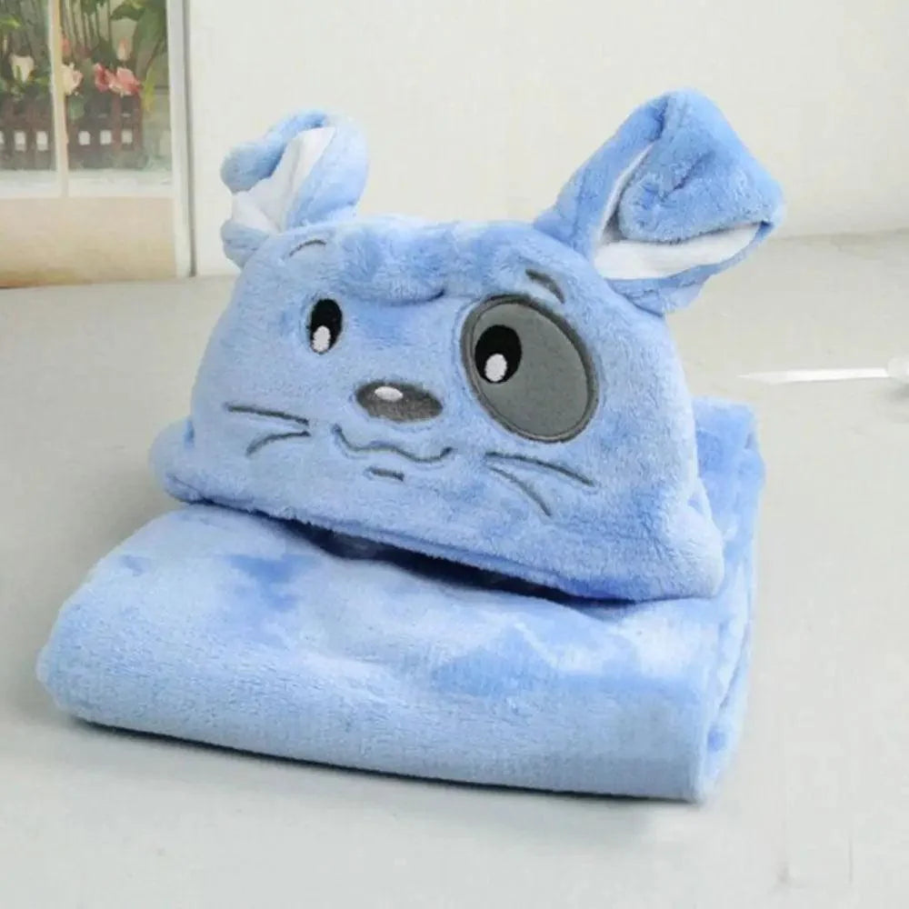 Unique Bear Shaped Baby Hooded Bathrobe