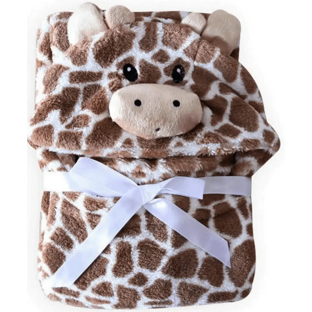 Unique Bear Shaped Baby Hooded Bathrobe
