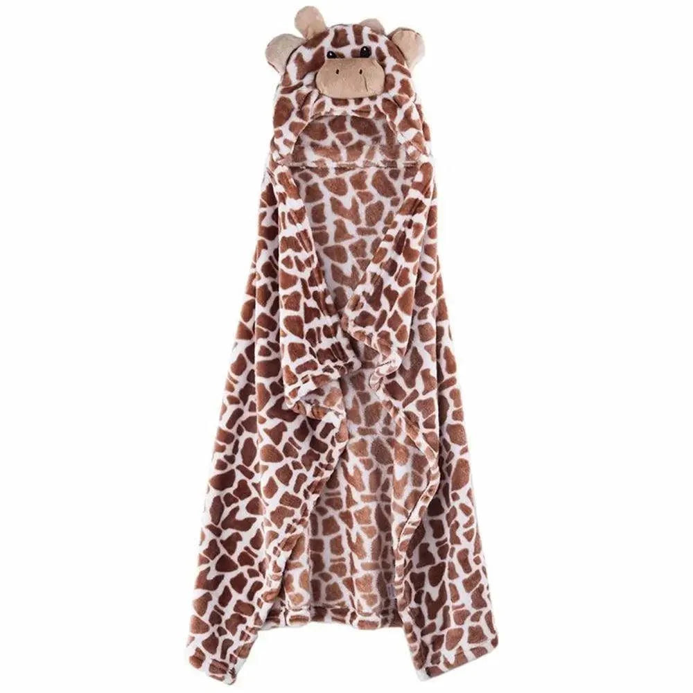 Unique Bear Shaped Baby Hooded Bathrobe