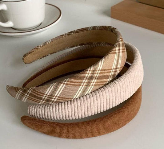 Wide-brimmed Fabric Hairband
