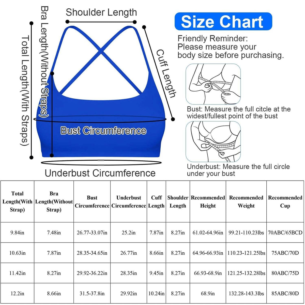 Women Cross-Back Sport Bras