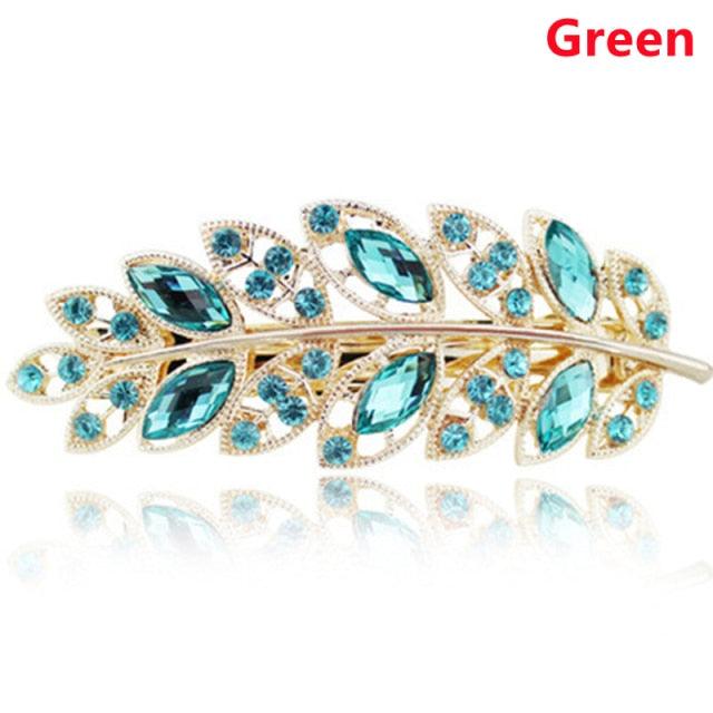 Rhinestone Spring Hair Clip