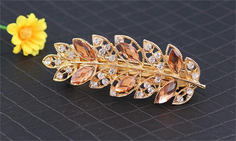 Rhinestone Spring Hair Clip