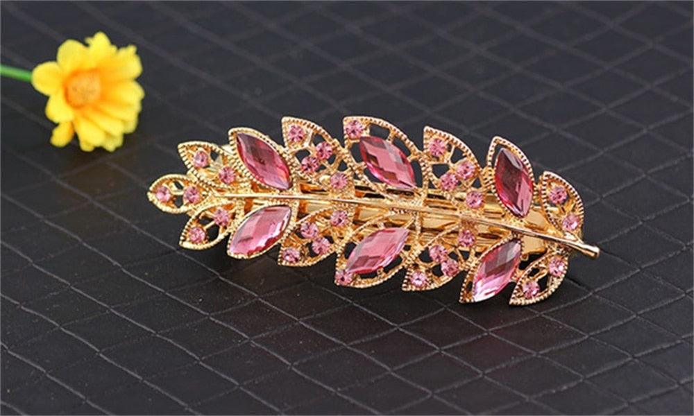 Rhinestone Spring Hair Clip