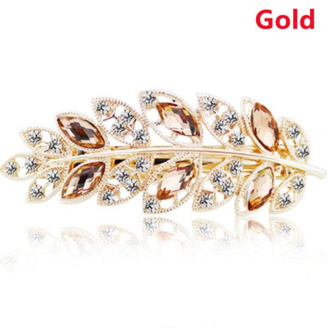 Rhinestone Spring Hair Clip