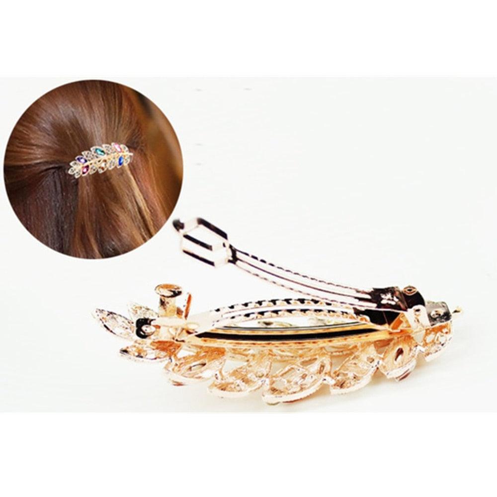 Rhinestone Spring Hair Clip