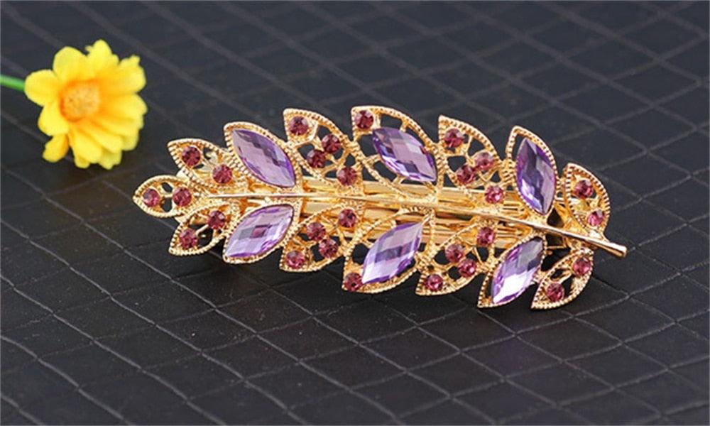 Rhinestone Spring Hair Clip