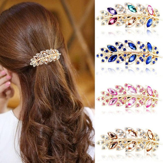Rhinestone Spring Hair Clip