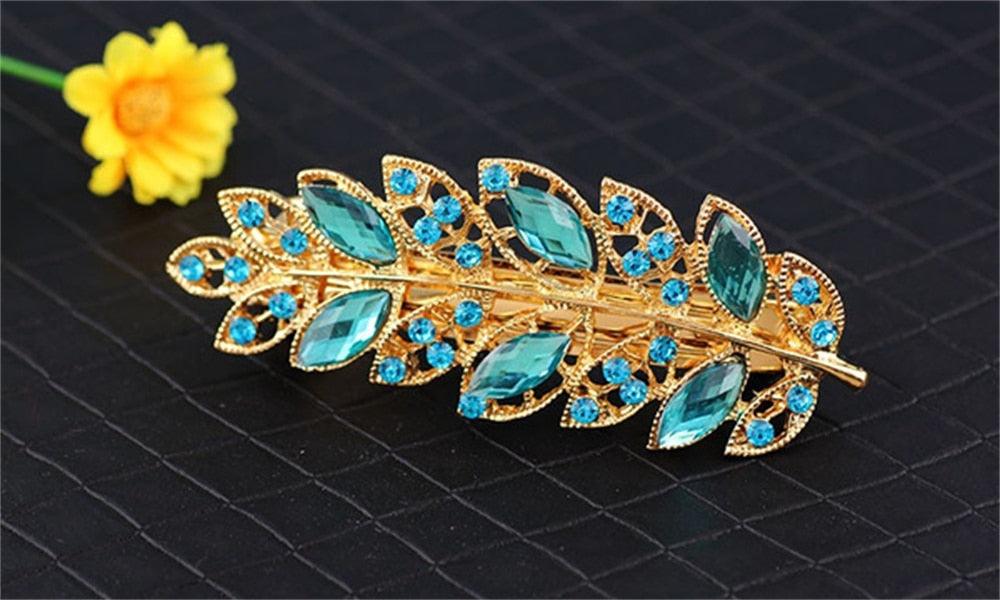 Rhinestone Spring Hair Clip