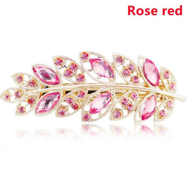 Rhinestone Spring Hair Clip