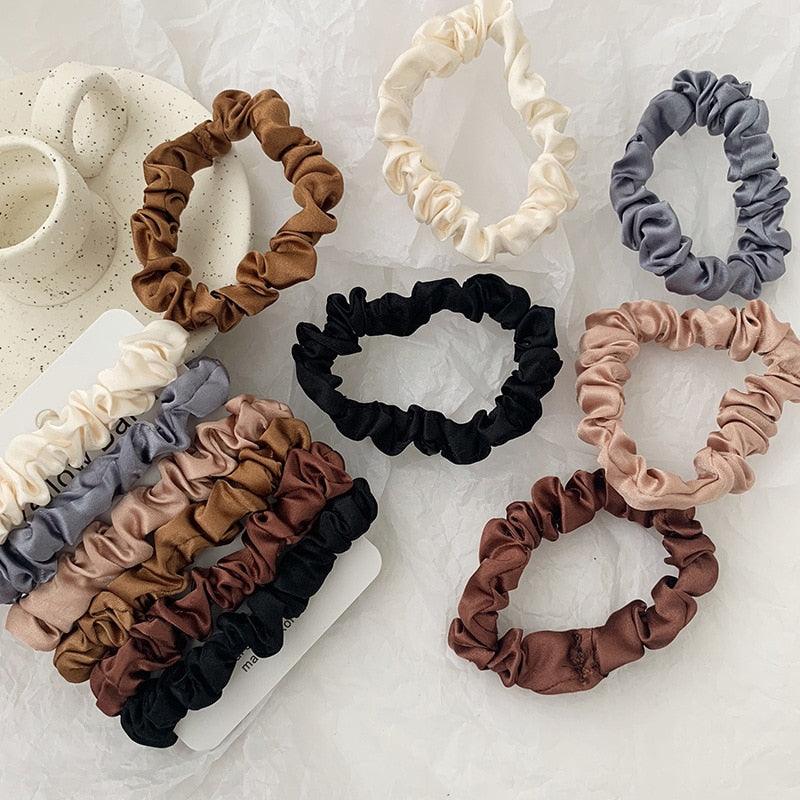 Solid Color Hair Scrunchy