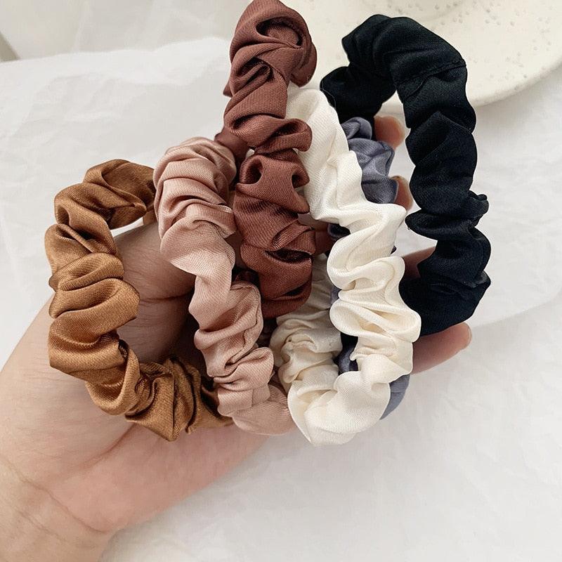 Solid Color Hair Scrunchy