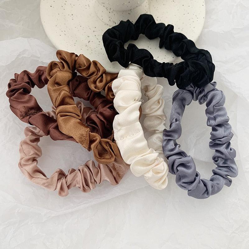 Solid Color Hair Scrunchy