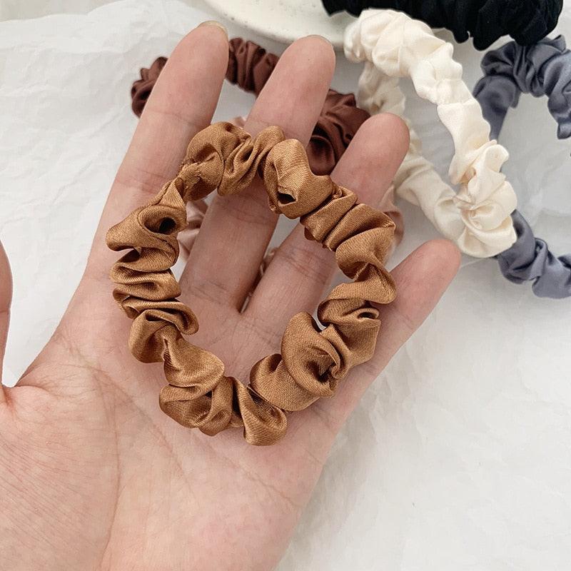 Solid Color Hair Scrunchy
